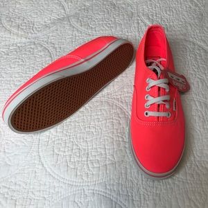 Vans Neon Orange Shoes